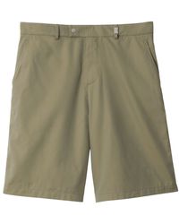 Burberry - Cotton Chino Shorts - Lyst