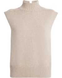 Harrods - Cashmere Sleeveless Sweater - Lyst