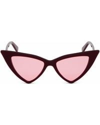 McQueen - Acetate Spike Sunglasses - Lyst