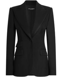 Dolce & Gabbana - Virgin Wool-Blend Blazer - Lyst