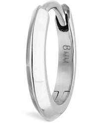 Maria Tash - Faceted Metal Vertex Single Hoop Earring - Lyst