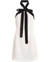 Jonathan Simkhai - Velvet-Trim Jolie Mini Dress - Lyst