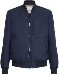 Brunello Cucinelli - Waterproof Bomber Jacket - Lyst