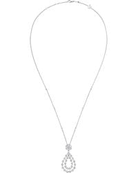 Chopard - And Diamond L'Heure Du Diamant Necklace - Lyst