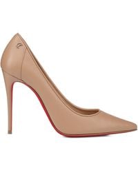 Christian Louboutin Sporty Kate 100 Nappa Leather Pumps in Black | Lyst