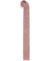 Eleventy - Silk-Linen-Blend Skinny Scarf - Lyst