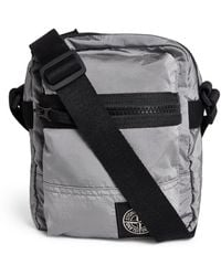 Stone Island - Coated-Nylon Logo Cross-Body Bag - Lyst