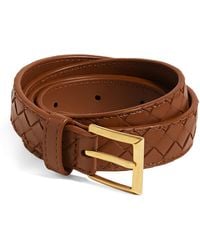 Bottega Veneta - Piccolo Leather Solo Belt - Lyst