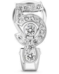 Chanel - White Gold And Diamond N ̊5 Single Clip-on Earring - Lyst
