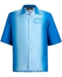 Amiri - Silk Arts District Short-Sleeve Shirt - Lyst