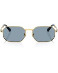 Versace - Metal Ve2297 Rectangle Sunglasses - Lyst