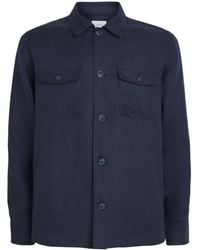 Eton - Linen-Blend Overshirt - Lyst