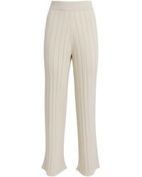 Colombo - Cashmere Ribbed Trousers - Lyst