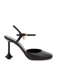 Loewe - Leather Toy Ankle-Strap Pumps 90 - Lyst