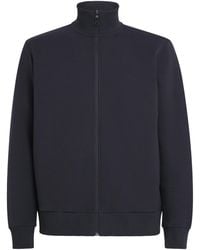 BOSS - Stretch-Cotton Zip-Up Sweatshirt - Lyst