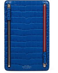 Smythson - Panama Leather Multi-Zip Travel Wallet - Lyst