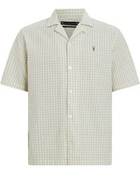 AllSaints - Short-sleeve Selenite Shirt - Lyst