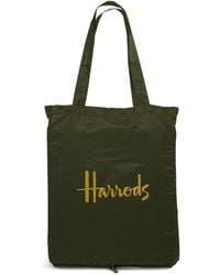 Harrods - Recycled Logo Pocket Shopper Bag - Lyst