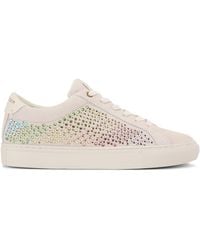 Kurt Geiger - Suede Crystal Laney Sneakers - Lyst