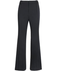Polo Ralph Lauren - Satin Low-Rise Kick-Flare Trousers - Lyst