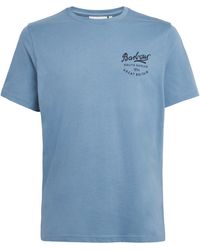 Barbour - Cotton Script Graphic T-Shirt - Lyst