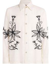 Kartik Research - Matka Silk Embroidered Shirt - Lyst
