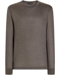 Dolce & Gabbana - Silk Long-Sleeve T-Shirt - Lyst