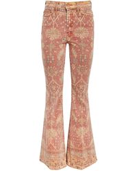 Mother - The Super Cruiser High-rise Flared Jeans - Lyst