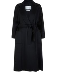Max Mara Labbro Cashmere Coat - Black