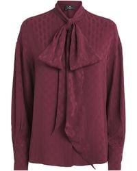 Etro - Paisley Jacquard Blouse - Lyst