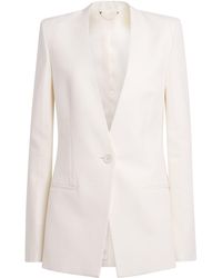 TOTEME - Basketweave Collarless Blazer - Lyst