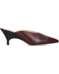 Le Monde Beryl - Leather Petra Mules 65 - Lyst