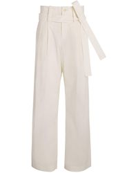 Issey Miyake - Shaped Membrane Straight Trousers - Lyst
