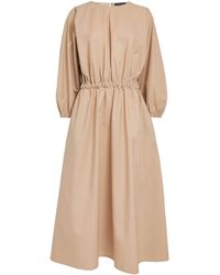 Fabiana Filippi - Cotton Embellished Midi Dress - Lyst