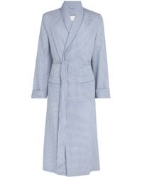 Harrods - Cotton Striped Robe - Lyst