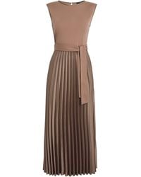 Weekend by Maxmara - Jersey Pleated Midi Dress - Lyst