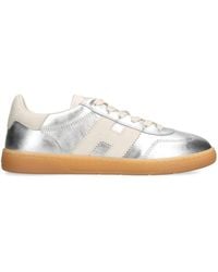 Hogan - Leather Metallic Cool Sneakers - Lyst