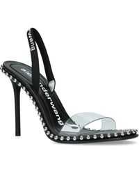 Studded Caged Heel - Medium Width, Silver | Trendy outfits, Caged heels, Wide width shoes