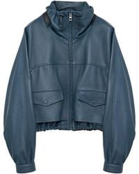 Loewe - Lambskin Bomber Jacket - Lyst