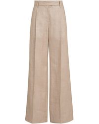 Brunello Cucinelli - Linen-Blend Sparkling Trousers - Lyst