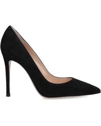 Gianvito Rossi - Suede Gianvito Pumps 105 - Lyst