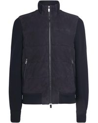 Pal Zileri - Goat Suede Hybrid Jacket - Lyst