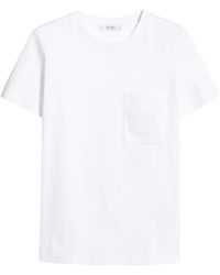 Max Mara - Cotton Logo T-Shirt - Lyst