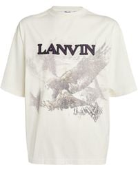 Lanvin - X Future Eagle Logo Print T-shirt - Lyst