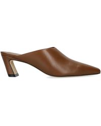 Stuart Weitzman - Leather Stassi Mules 50 - Lyst