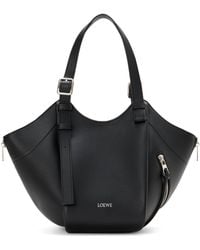 Loewe - Leather Hammock Flip Tote Bag - Lyst