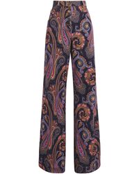 Etro - Paisley Flared Jeans - Lyst