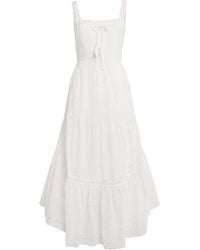 Ulla Johnson - Broderie Anglaise Constance Maxi Dress - Lyst