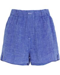 With Nothing Underneath - Linen The Boxer Shorts - Lyst
