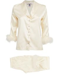 Gilda & Pearl - Silk Celeste Pyjama Set - Lyst